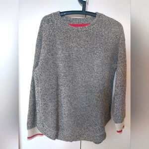 Roots Cabin Sweater Salt & Pepper US Large
